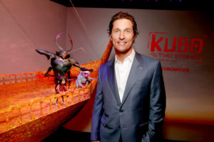 Exclusive - Matthew McConaughey seen at Focus Features Los Angeles Premiere of LAIKA "Kubo and The Two Strings" on Sunday, Aug. 14, 2016, in Universal City, Calif. (Photo by Eric Charbonneau/Invision for Focus Features/AP Images)