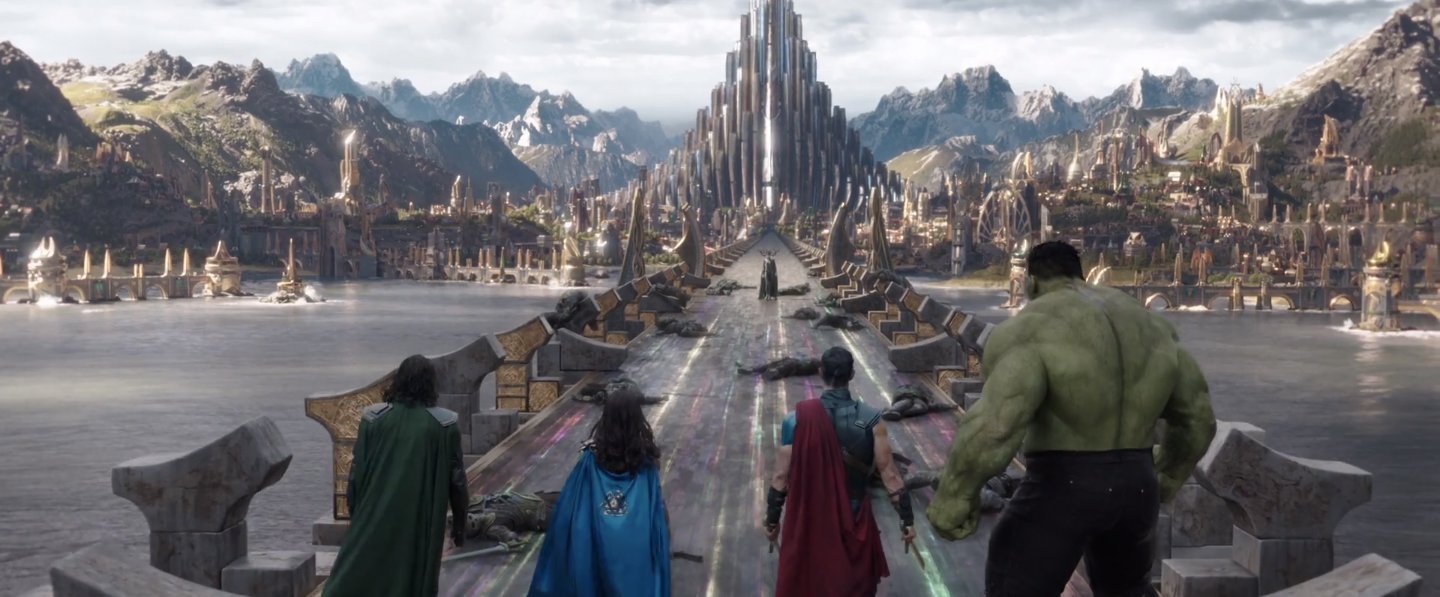 The beauty of Asgard in Thor Ragnarok | Thor Ragnarok movie review | onetakekate.com