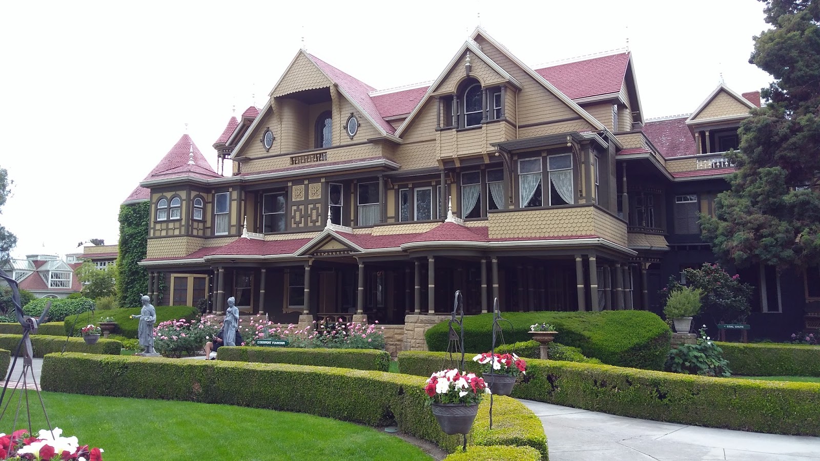 The real Winchester Mystery House. Image via The Unhinged Historian | onetakekate.com