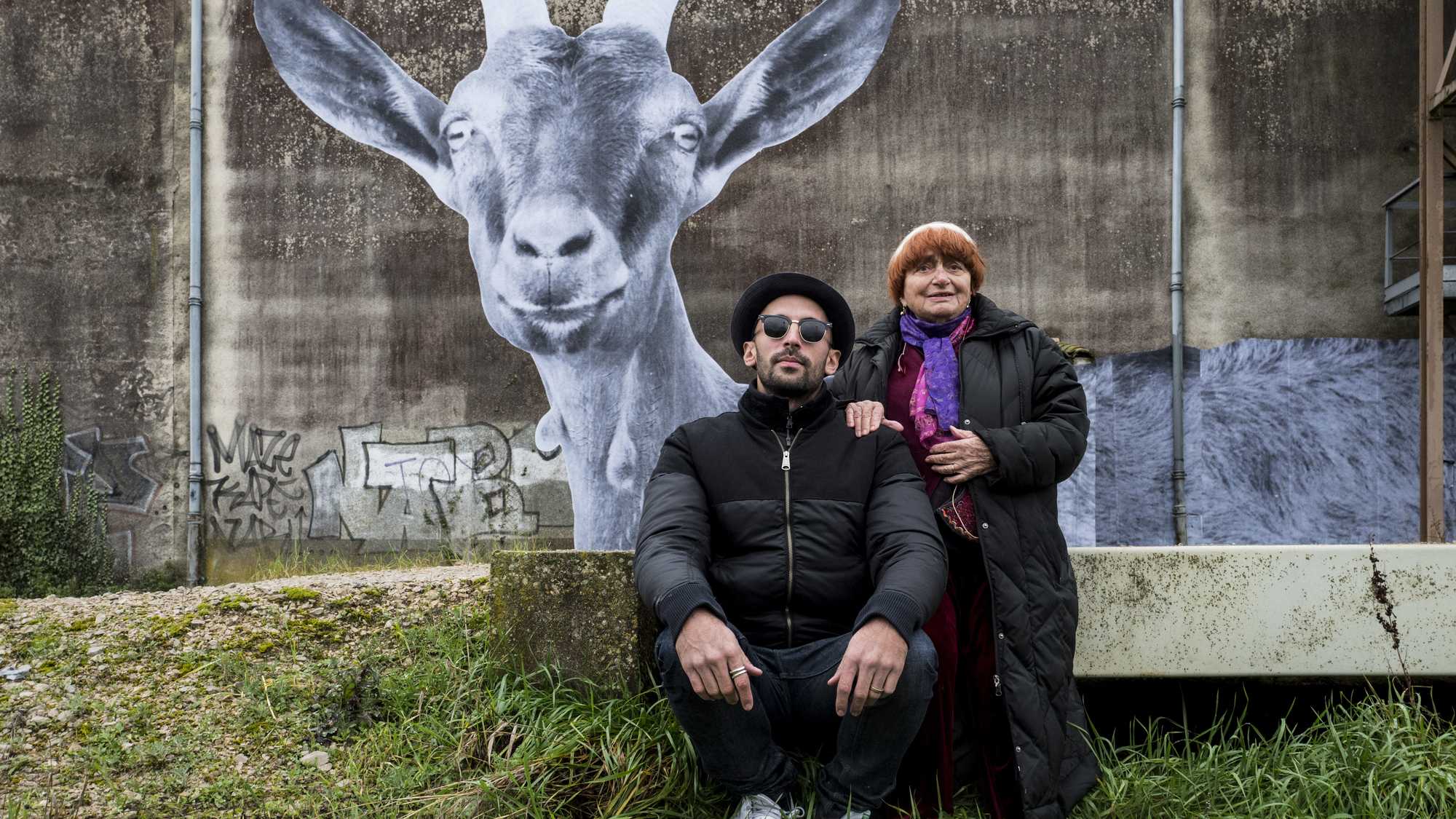 Agnès Varda and JR are the subjects of Faces Places. Image via nziff.co.nz | onetakekate.com
