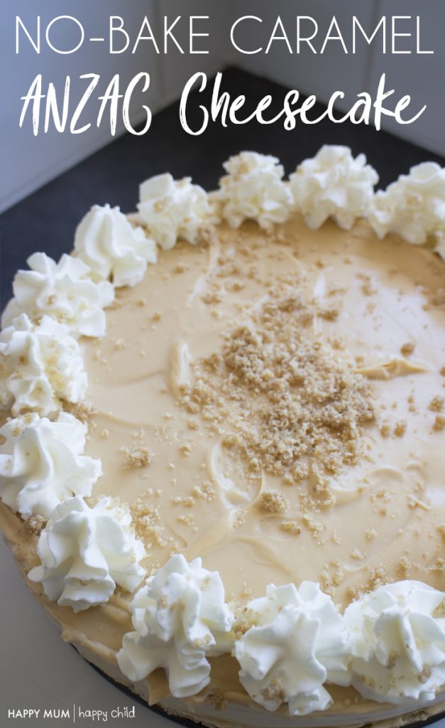 No Bake Anzac Cheesecake from Happy Mum Happy Child | onetakekate.com
