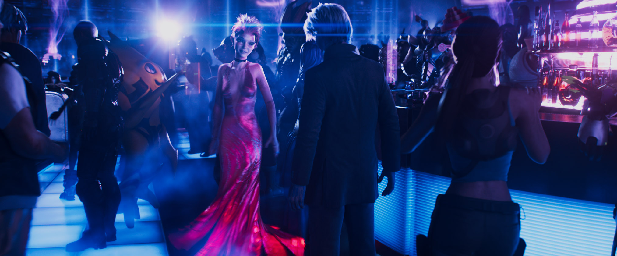 Art3mis played by Olivia Cooke and Parzival played by Tye Sheridan star in Ready Player One. Image via Roadshow Films | onetakekate.com