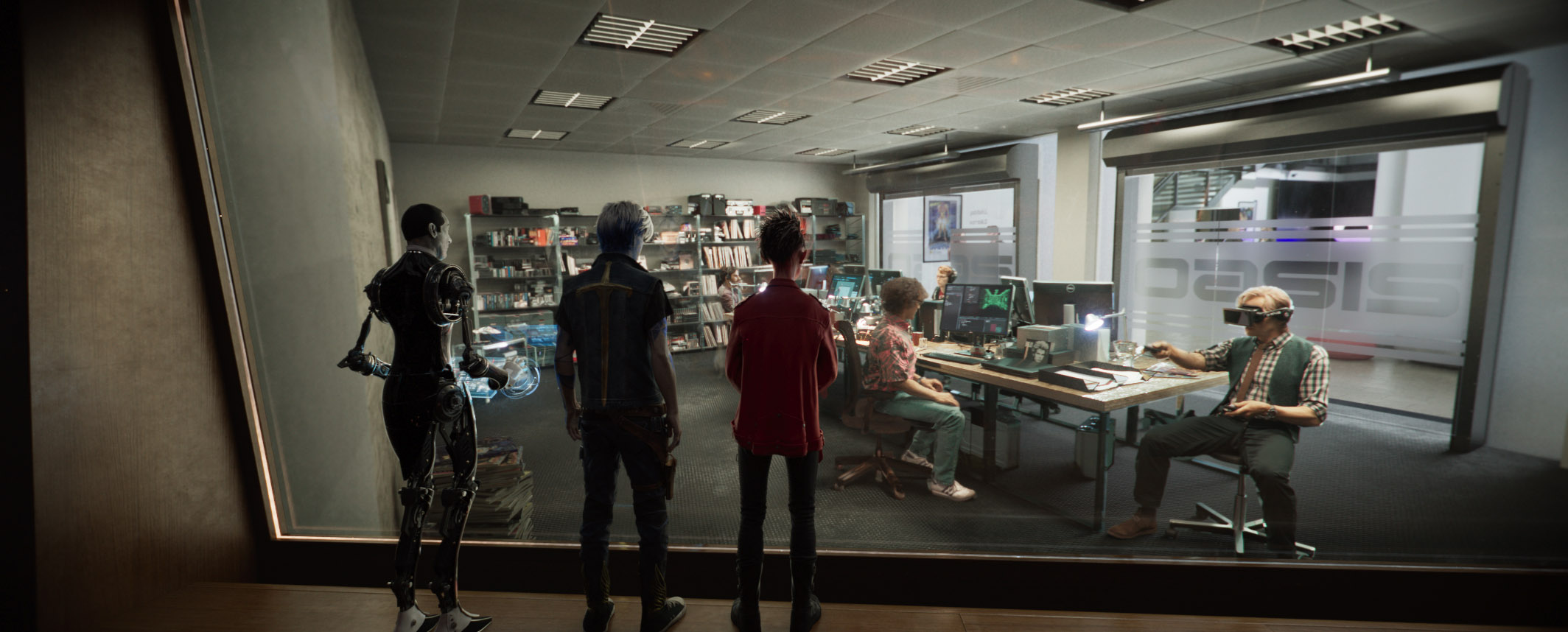 Augmented reality in Ready Player One. Image via Roadshow Films NZ | onetakekate.com